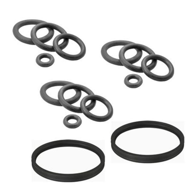 Rubber O-ring afdichting