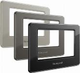 Honeywell Home verwisselbare frontcover set, 3 stuks zwart, wit, metaal