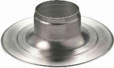 Ubbink ronde plakplaat, aluminium, doorvoer diameter 136mm, plakplaat diameter 495mm, hoogte 150mm
