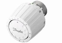 Danfoss thermostaatknop, klem 26, gasgevuld, bereik 5-26?C, wit RAL9016