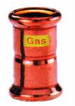VSH XPress CU GAS rechte koppeling, sok 22 x 22mm, koper, gas (pers x pers)