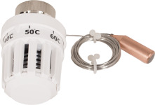Thermrad thermostaatknop, bereik 10-60C, M30 met korte voeler, wit
