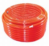 Wavin Tigris PEX/AL meerlagenbuis glad, ?20x2.25mm, 5 lagen, aluminium, PEHD-Xc, isolatie 13mm, flexibel, buis wit, 50m, rode mantel