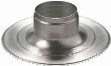 Ubbink ronde plakplaat, aluminium, doorvoer diameter 130mm, plakplaat diameter 393mm, hoogte 120mm