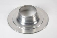 Ubbink ronde plakplaat, aluminium, doorvoer diameter 200mm, plakplaat diameter 495mm, hoogte 120mm